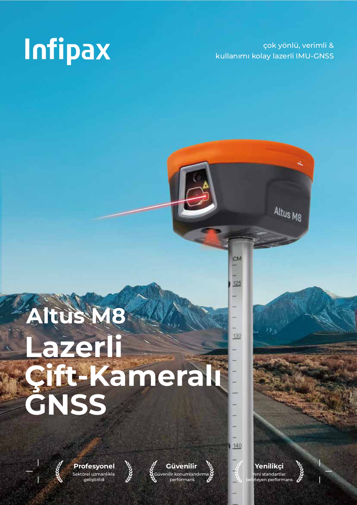Altus M8 Lazerli Çift-Kameralı GNSS - Görsel 3