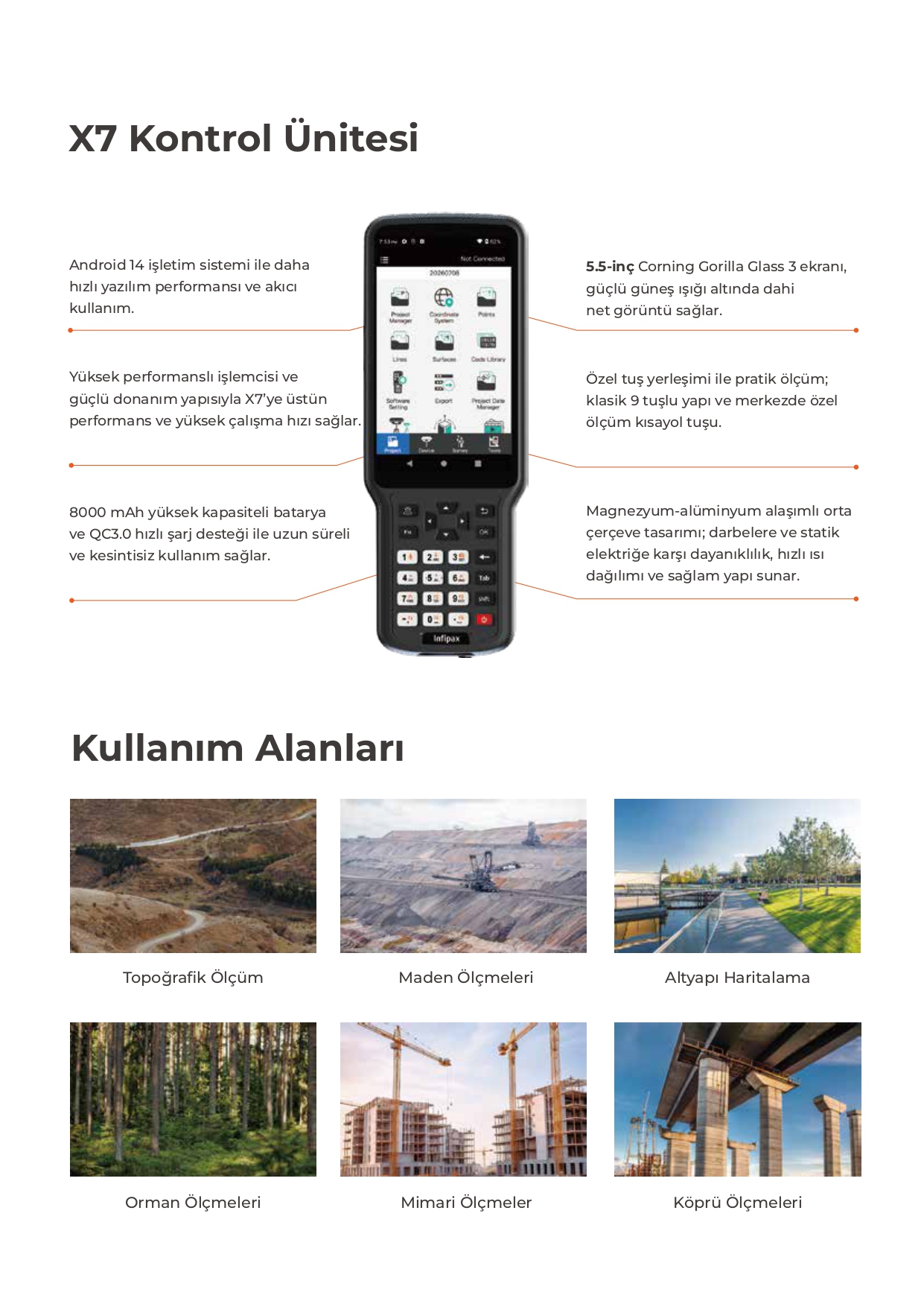 Altus M8 Lazerli Çift-Kameralı GNSS - Görsel 6