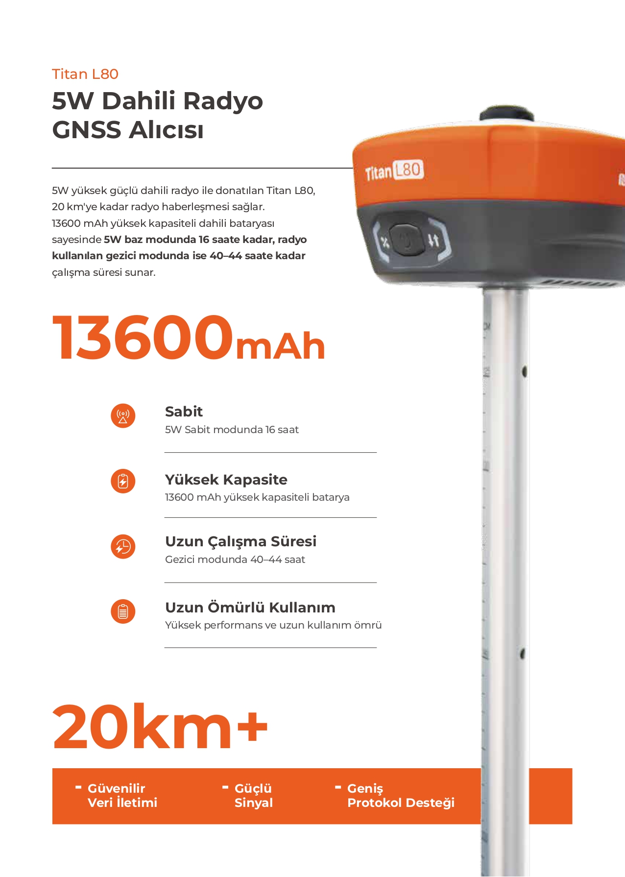 TitanL80 GNSS - Görsel 4